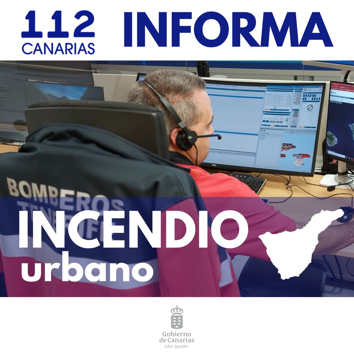 112canarias's tweet photo. Numerosas llamadas alertan de un incendio declarado en un solar en la calle Goya, Santa Cruz de #Tenerife

➡️ Genera gran cantidad de humo 
➡️Recursos de emergencias intervienen en el lugar https://t.co/buZkwzz2Lm