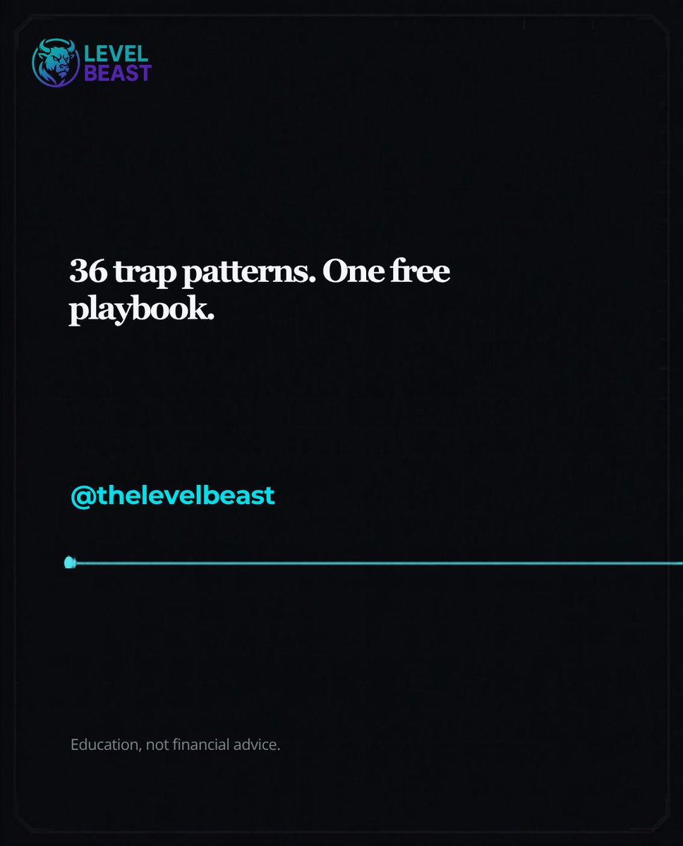 thelevelbeast's tweet photo. Support broke — or did it?

Bear traps: stops sweep below the level, institutions buy the flush, shorts get squeezed.

Free Trap Playbook (36 patterns): https://t.co/JksqO52pTC

Education, not financial advice. https://t.co/OBwwNEvKui