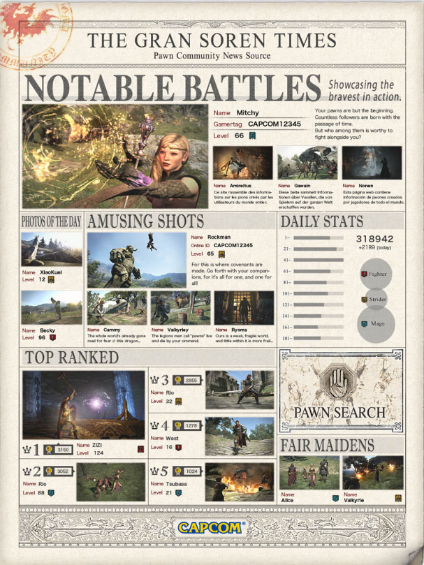 genmalady's tweet photo. @maksry77 I well remember Capcom's Pawn Community!  I loved being able to read the Gran Soren Times, and it was as simple as using the "Menu" option within the game.  Devs were in the chat, too! 
@DragonsDogma @DD_CAPCOM @capcom_official @CapcomUSA_ @tomqe #DD2 https://t.co/00LfWuKqCR