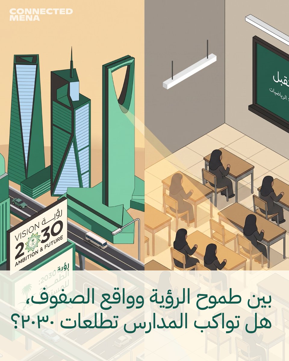 CONNECTED_MENA's tweet photo. لا تقتصر رؤية السعودية 2030 على التحول الاقتصادي فحسب، بل يمتد ليشكل حراكاً وطنياً شاملاً ومحوره الأساسي هو الاستثمار في القدرات البشرية، وبناء المهارات التي تمكن الجيل القادم من الابتكار والمنافسة عالمياً والمشاركة بفعالية في صياغة معالم المستقبل. وفي قلب هذا التحول الشامل يبرز دور التعليم كركيزة أساسية، حيث لم تعد المدارس اليوم مطالبة بمجرد إدخال الأدوات التقنية إلى الصفوف الدراسية، بل باتت معنية بمهمة أعمق تتمثل في بناء الوعي الفكري والتحليلي لدى الطلاب، وتمكينهم من التفكير النقدي والتمييز الواعي لكيفية تسخير تقنيات مثل الذكاء الاصطناعي واستخدامها بطريقة مسؤولة وذات معنى إيجابي.

وهنا تبرز أهمية ثقافة الذكاء الاصطناعي كركيزة محورية لا تتجزأ من منظومة تنمية القدرات البشرية؛ فهي تتجاوز تعليم الطالب كيفية استخدام أداة معينة، لتسهم بشكل مباشر في تطوير مهارات القرن الحادي والعشرين مثل الإبداع، وحل المشكلات المعقدة، والتعاون، والتواصل الفعّال في عالم متسارع التغير.

ومن هذا المنطلق، نرى في كونيكتد مينا أن مواكبة هذه التطلعات الوطنية تبدأ أولاً من المقاعد الدراسية، ومن هنا جاء إطلاق منهجنا الشامل لثقافة الذكاء الاصطناعي، الذي يدمج بين أحدث المعايير الدولية وبيئتنا التعليمية ليُلبي بدقة متطلبات السياق المحلي لمدارسنا، مما يتيح للمنظومة التعليمية تنشئة جيل واعٍ لا يقتصر على استيعاب التقنيات الحديثة فحسب، بل يمارسها بمسؤولية، ليصبح شريكاً فاعلاً في صياغة المشهد الرقمي والمعرفي الطموح الذي تقوده المملكة.

#رؤية_السعودية_2030
#تنمية_القدرات_البشرية
#الذكاء_الاصطناعي_في_التعليم
#CONNECTED_MENA
