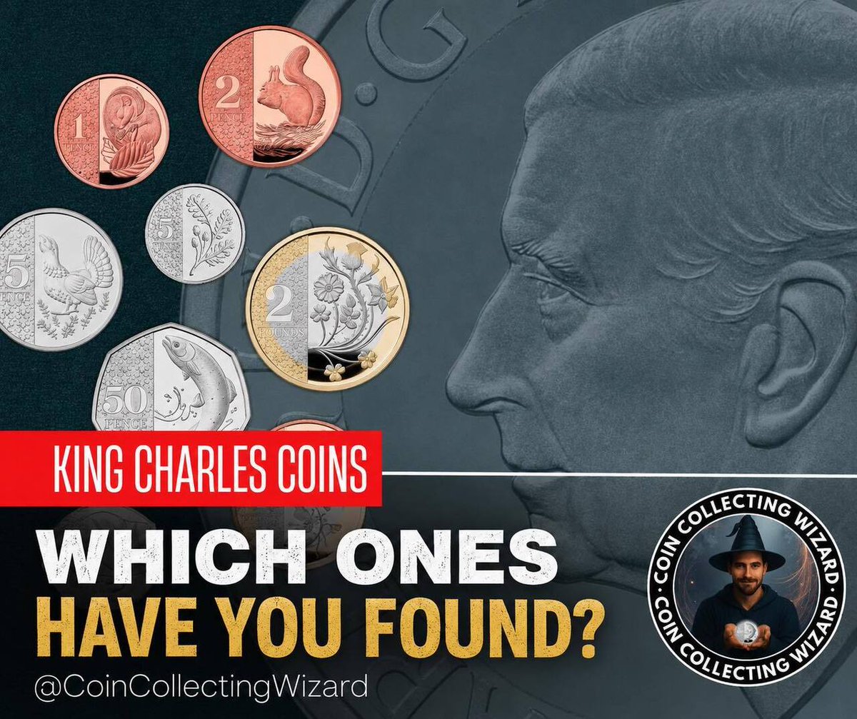 CoinCollectWiz's tweet photo. Check Your Change! π°
#KingCharlesCoins #CoinCollecting #UKCoins #CheckYourChange #CoinCollectingWizard https://t.co/aSqnGJEIEq https://t.co/pD8AG4rmjz
