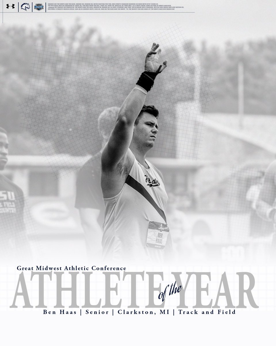 HCChargers's tweet photo. ʙᴀᴄᴋ ᴛᴏ ʙᴀᴄᴋ

Haas was named the G-MAC Athlete of the Year for the second straight season, becoming the first man in the award’s 15-year history to earn the honor twice.

#TheDale https://t.co/kLLnNIiwJ7
