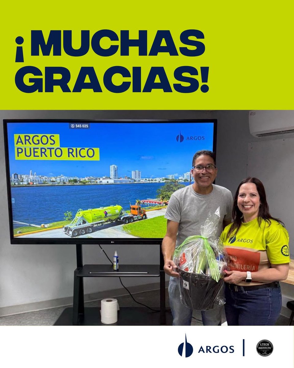 Cementos_Argos's tweet photo. Visitamos el I-Tech Institute en Bayamón en #ArgosPuertoRico para mostrar a los estudiantes nuestras soluciones en la construcción. 💚 Apostamos por la educación y el talento local como pilares de un futuro más próspero. 🏗️✨ https://t.co/sfbIYc2BDE