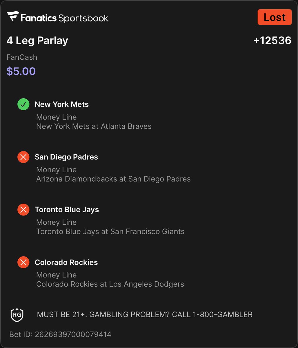 don_5pliff's tweet photo. A friend shared a bet with you on Fanatics Sportsbook. Tap the link to view and copy their bet. Don't forget, you earn FanCash on your bets. New to Fanatics? Claim your welcome bonus. Must be 21+. Terms apply.
https://t.co/MQuQfgLk64 https://t.co/vPuGhVr9tF
