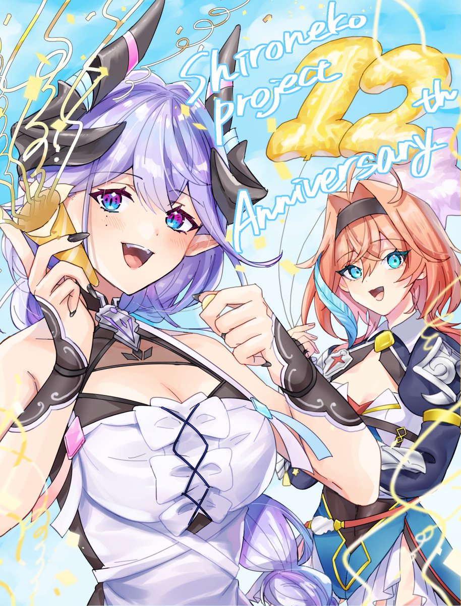 y_o_k_o_a_n_a's tweet photo. 白猫プロジェクト12周年おめでとうございます！大好きなお話の二人を描きました！これからも邪竜荘の住人たちが健やかに過ごせますように🙏
 #きたきた白猫12周年 https://t.co/3iUF4eke3i