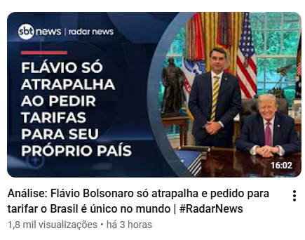 pauloap's tweet photo. Nossa, como o SBT News tá sendo canalha, impressionante

O Flávio foi até os EUA pedir que NÃO tenha tarifas, ele foi falar CONTRA a taxação

Como o SBT noticia? MENTINDO que ele pediu pra tarifar https://t.co/81SvhrBFts
