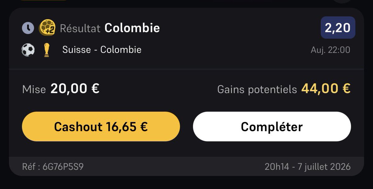 DonkeyPronos's tweet photo. 🇨🇭 Suisse 🆚 🇨🇴 Colombie :

🎯Victoire de la Colombie @ 2.20
🎯Les deux équipes marquent @ 1.84
🎯Luis Díaz décisif @ 2.05

Je vois un match assez ouvert, avec une Colombie dominante et qui passe au tour suivant !

#TeamParieur https://t.co/Z3ngt5zyoo