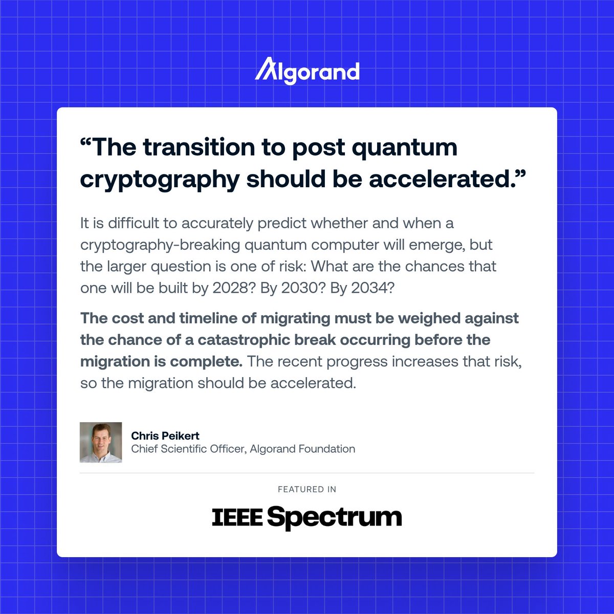 Algorand tweet media
