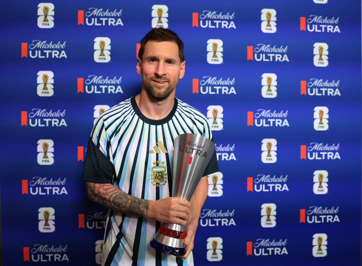 idextratime's tweet photo. ✅ RESMI : Lionel Messi terpilih sebagai pemain terbaik di laga vs Mesir. 💫🐐 https://t.co/1CLESAm6bg