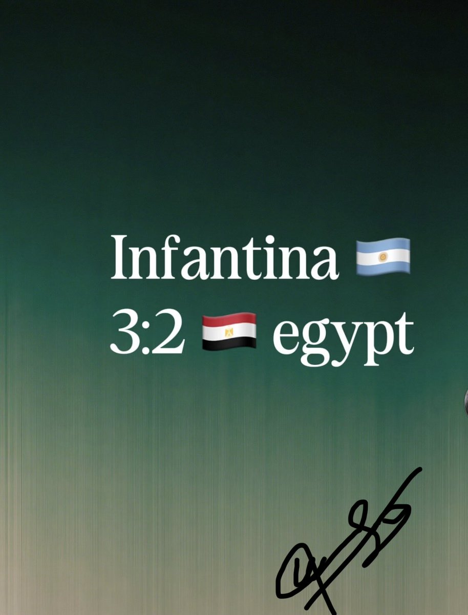 crReall7's tweet photo. Infantina 🇦🇷 3 : 2🇪🇬 Egypt  penalty cup 2026 https://t.co/zMCXcbn8xQ