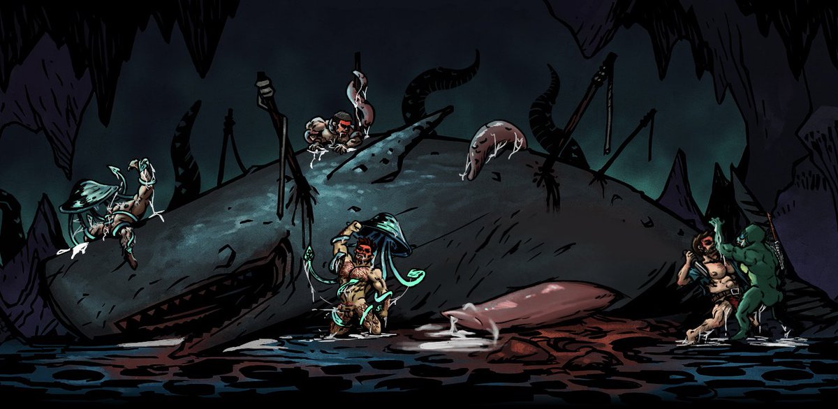 smokehole1's tweet photo. The Whale 😱

#darkestdungeoun #gaymod https://t.co/JebHxItabr