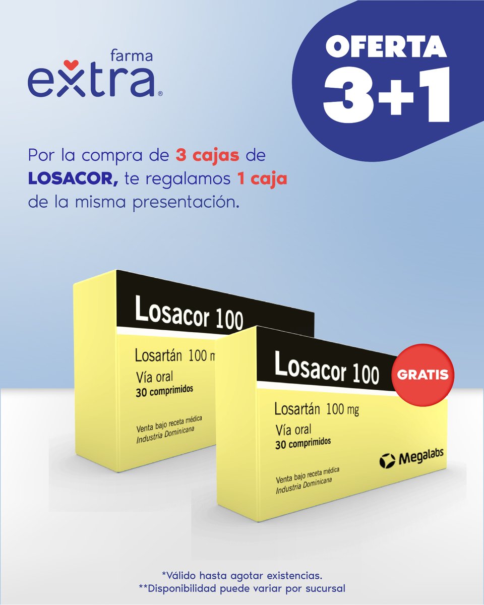Farmaextrado's tweet photo. 💙Aprovecha nuestras ofertas 3+1 en productos seleccionados y disfruta de más beneficios en cada compra.

📍 Válido hasta agotar existencia.
📍 Disponibilidad puede variar por sucursal.

#FarmaExtra #UnAmorÚnico #Ofertas https://t.co/GxoASfOmbS
