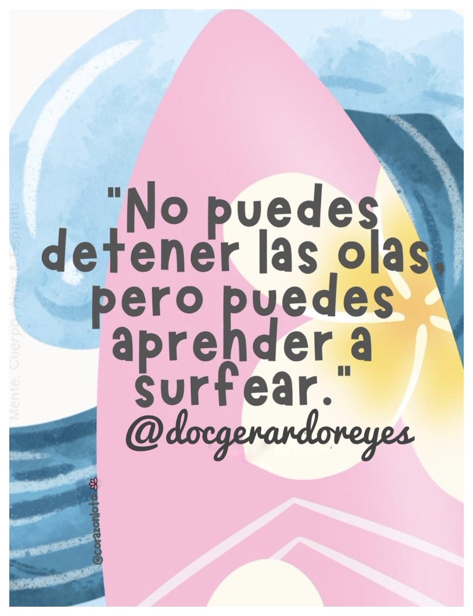 docgerardoreyes's tweet photo. NO ES LO QUE TE PASA 🌊
ES EL SIGNIFICADO QUE TÚ LE DAS 🏄‍♂️ https://t.co/NMwaR3eDPD