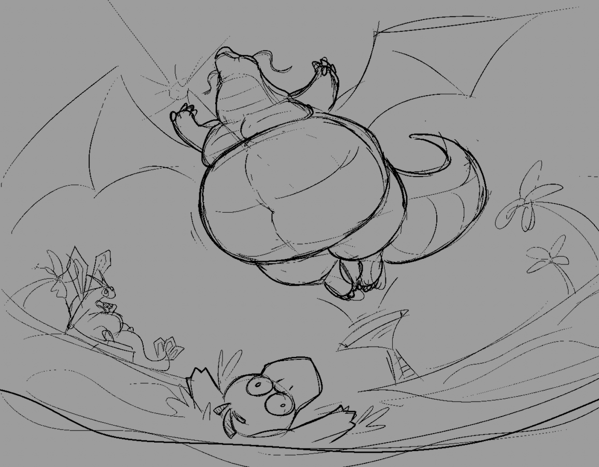 NixxNaps's tweet photo. Some chonky poke-fellas enjoying the summer vibes https://t.co/ttn1NAsqH8