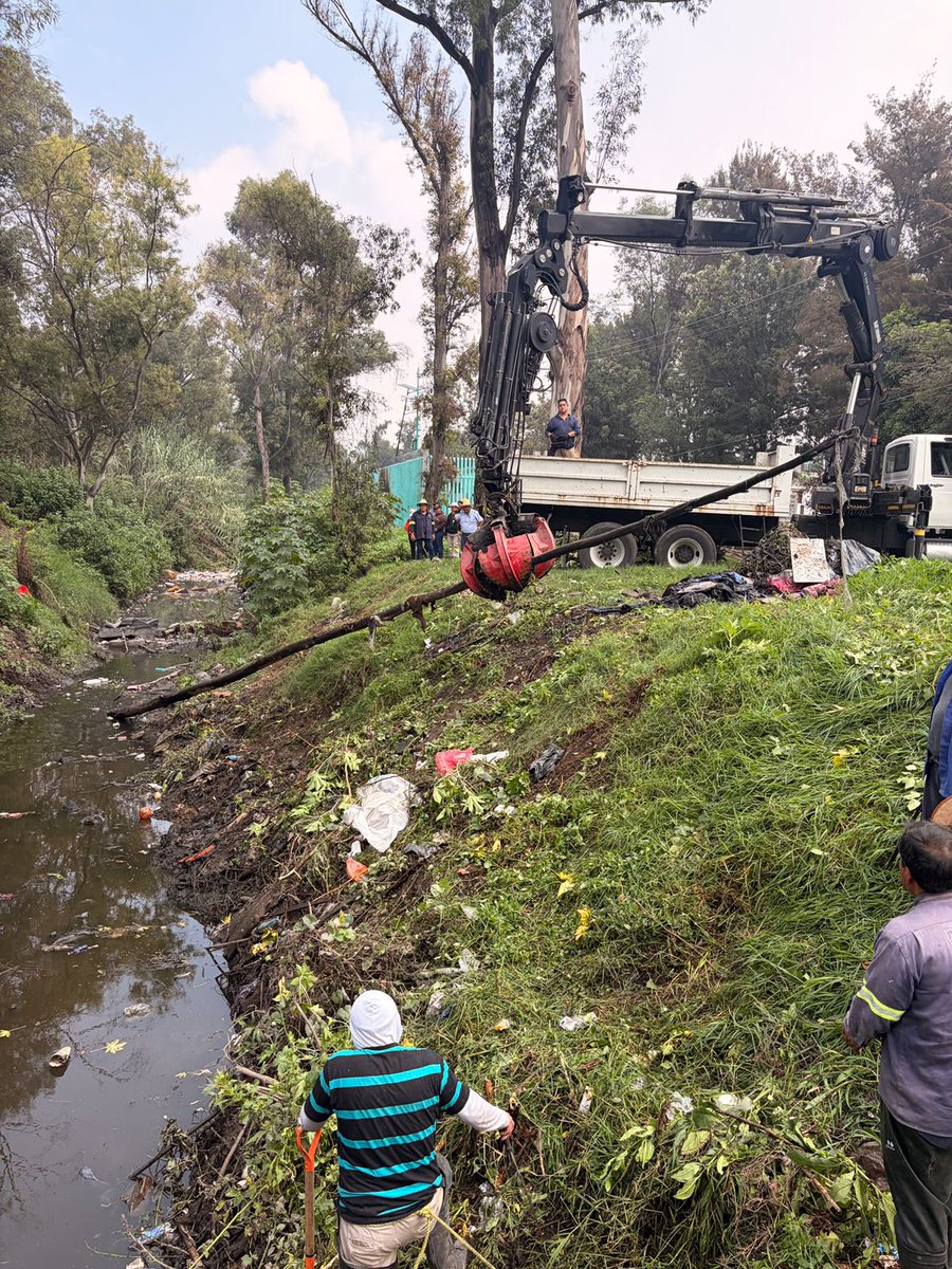 ALEIDAALAVEZ's tweet photo. La recuperación del Canal de Chalco avanza con el trabajo coordinado entre la alcaldía y SEGIAGUA.

Las labores de limpieza y saneamiento permiten que este importante cuerpo de agua recupere poco a poco su equilibrio y vuelva a llenarse de vida, en beneficio del medio ambiente y de las y los habitantes de nuestra demarcación.