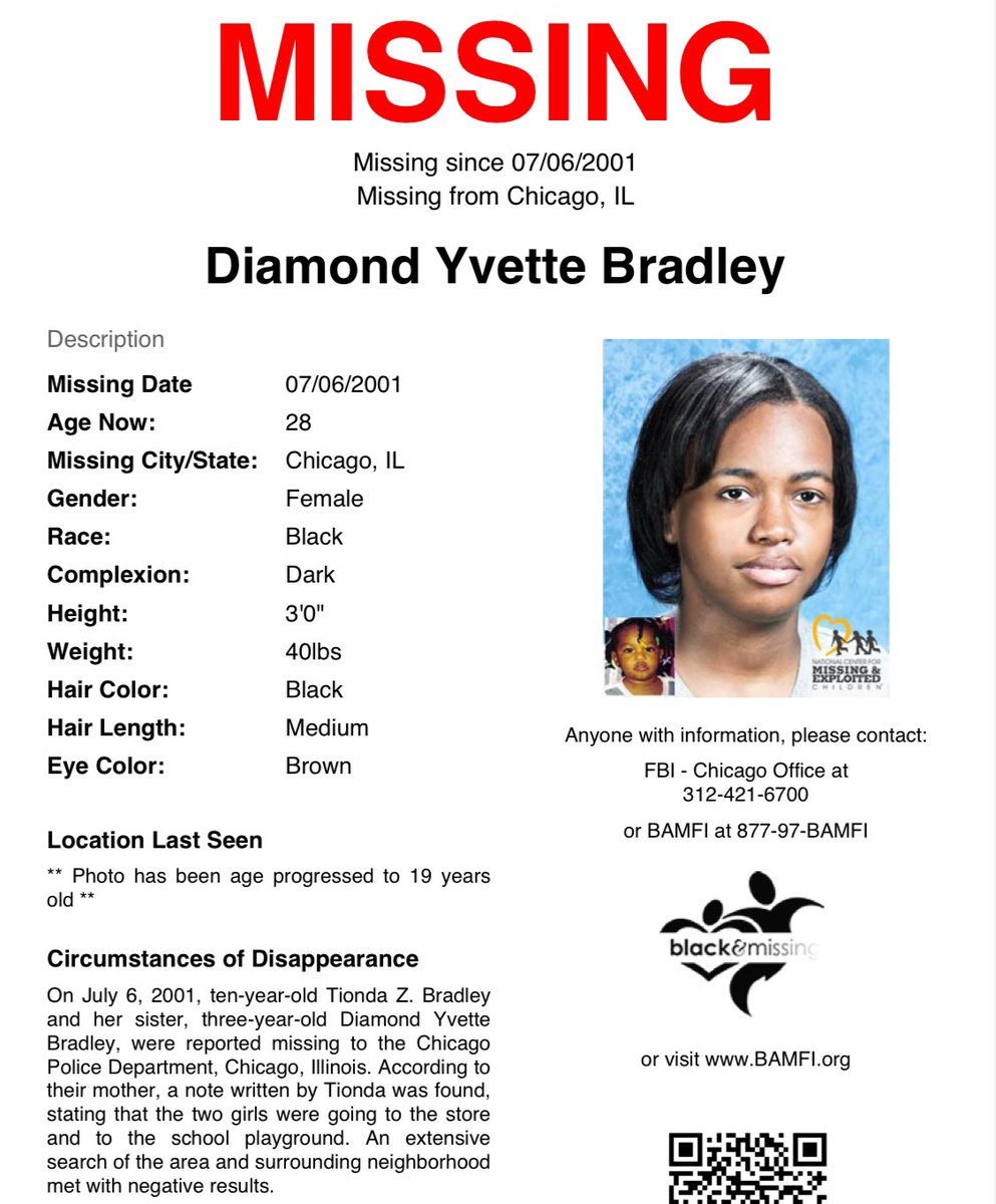 BAM_FI's tweet photo. store and to the school playground. An extensive search of the area and surrounding neighborhood met with negative results.

Please SHARE to #HelpUsFindTiondaBradley #HelpUsFindDiamondBradley #TiondaBradley #DiamondBradley #HelpUsFindUs https://t.co/nIVB7emYbZ