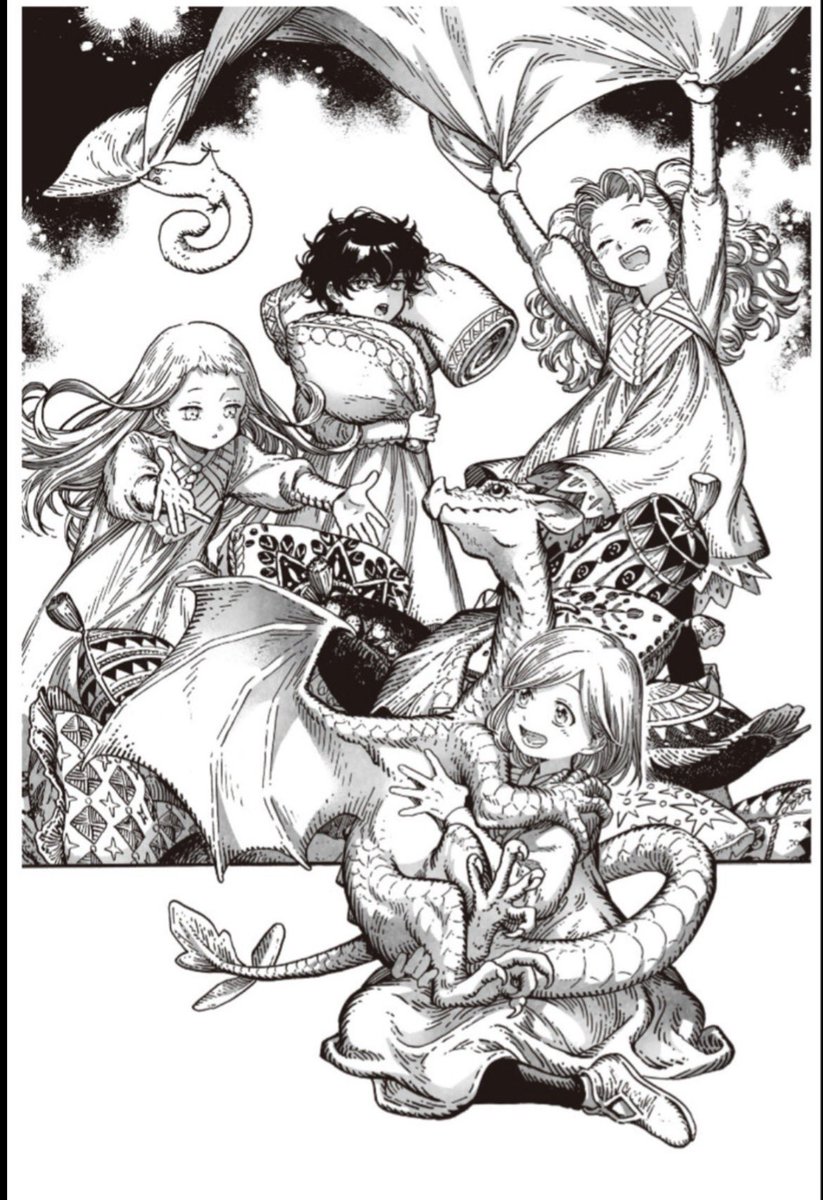 B0KVT0's tweet photo. Can’t wait for the next wha chapters to be full of the qiflings taking care of the dragons 😭 https://t.co/kPP2Zgo3xZ