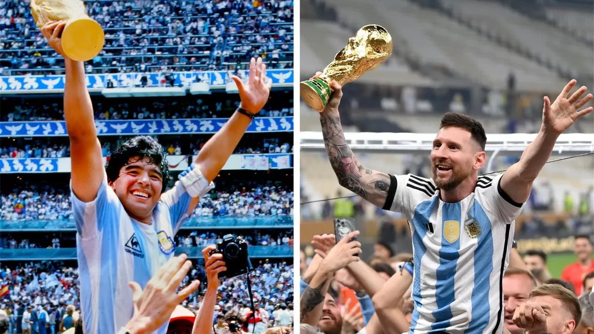 indykaila's tweet photo. They said to me, Diego Maradona is better than Lionel Messi.

Fuck me, how good was Diego if this is true. https://t.co/5uwIQvYkmE