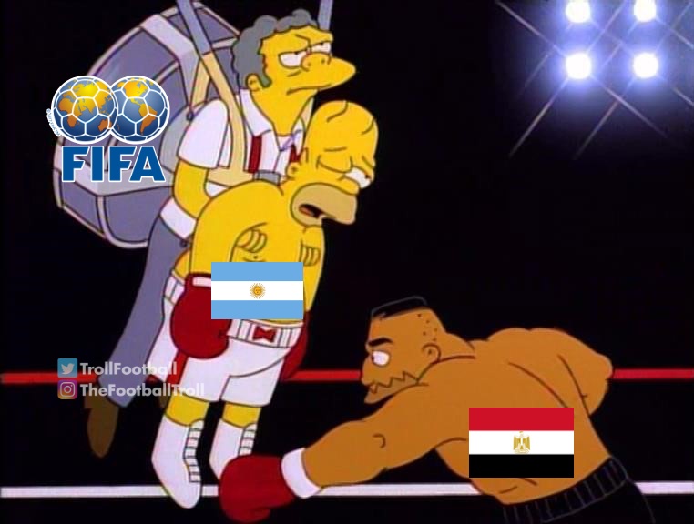 TrollFootball's tweet photo. Argentina vs Egypt match highlights https://t.co/ltATTY191F