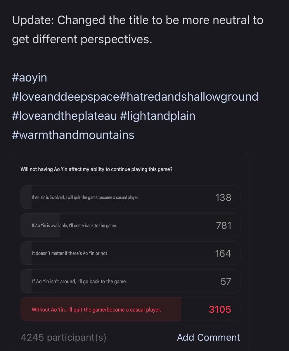 SilkSaturniidae's tweet photo. If you’re going to fill out this survey please select option FIVE

https://t.co/oG6aRxD3Ib

#KEEPVALKOALIVE 
#BRINGBACKVALKO https://t.co/W0nnCT9NYl