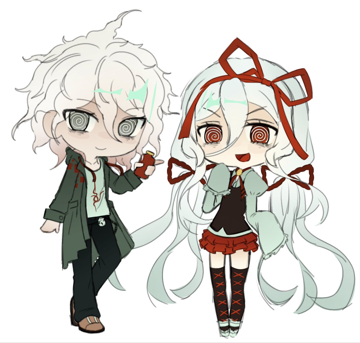 chlvzul's tweet photo. #danganronpa chibi part2 https://t.co/G7wTIqhdal