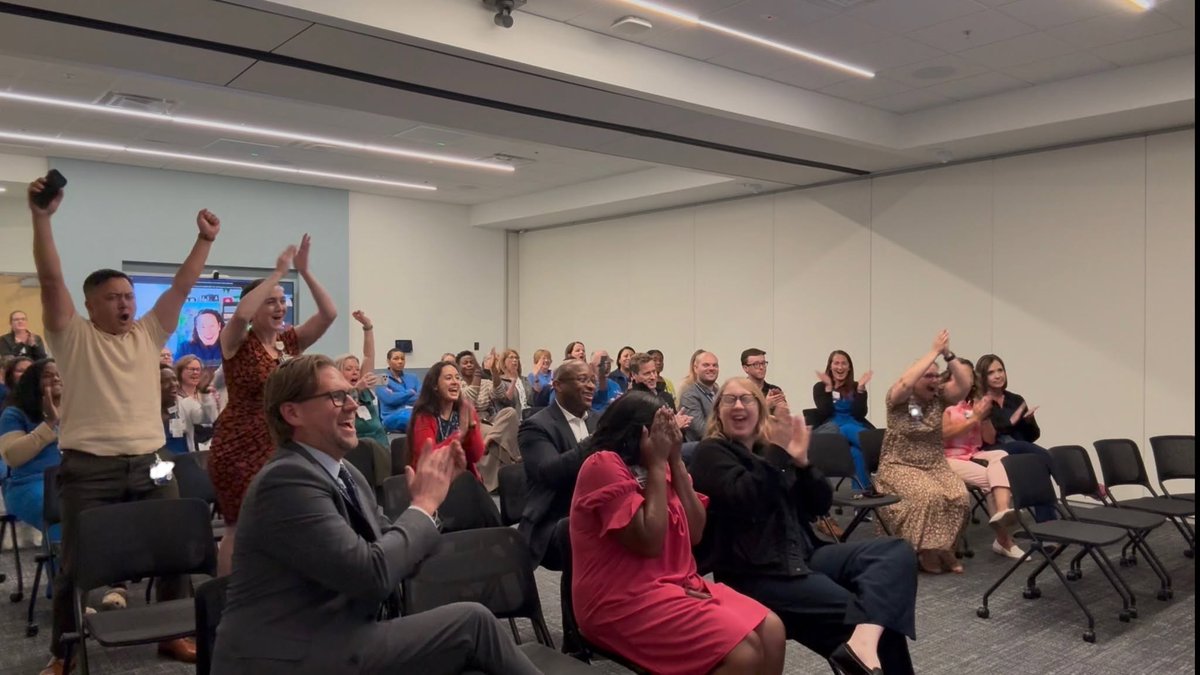 BaptistHealthJx's tweet photo. Our Nurse Residency Program just received a HUGE honor! 🏆 

After countless hours of work by our team, their dedication and passion were rewarded with Accreditation with Distinction by the ANCC - American Nurses Credentialing Center (@anccofficial), which is the highest level of recognition for transition-to-practice programs. 👩‍⚕️ 

At Baptist Health, we train our nurses to be the very best, and this recognition validates the hard work of our Learning & Development team, Nursing Professional Development Specialists and Practice Setting Coordinators. The program they’ve developed helps new nurses transition seamlessly into the field while setting a standard of excellence for all of our nurses to uphold in caring for our patients. 💙 

We're truly #BaptistProud of this recognition and grateful to everyone who made it possible! 🎉