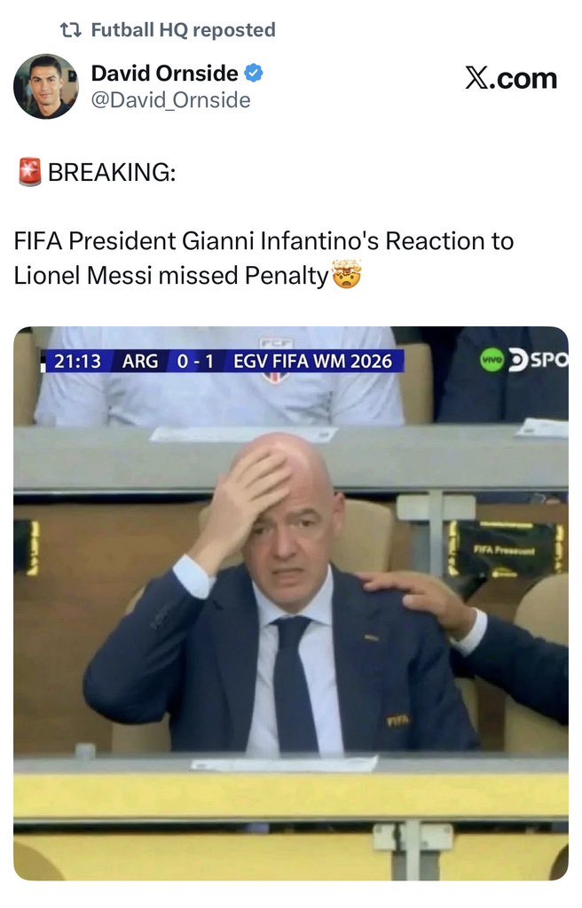 Flyboy737800's tweet photo. @FIFAWorldCup Enough said you shameless pieces of trash https://t.co/ntbCiSkGQK