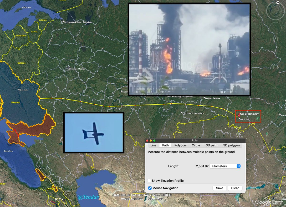 Tendar's tweet photo. The Omsk refinery, Russia's largest refinery, has suspended all operations.

The attack from July 6, 2026, damaged the CDU-10 crude distillation unit (about 38% of capacity) and led to the shutdown of another major unit, CDU-11 (about 37% of capacity). 

Russia's fuel situation just got an entire magnitude worse.