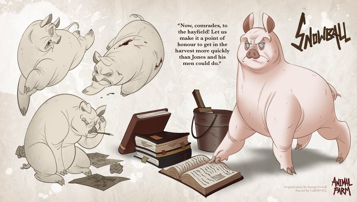 CARNIVILL's tweet photo. #animalfarm https://t.co/KplJ6IQ75W