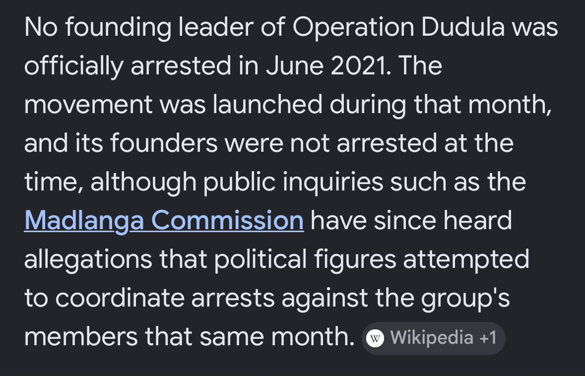AyeeNdeM's tweet photo. Which leader of operation Dudula got arrested ?? 

Where does this POES get his fake evidence? https://t.co/AizSm1Dq6X