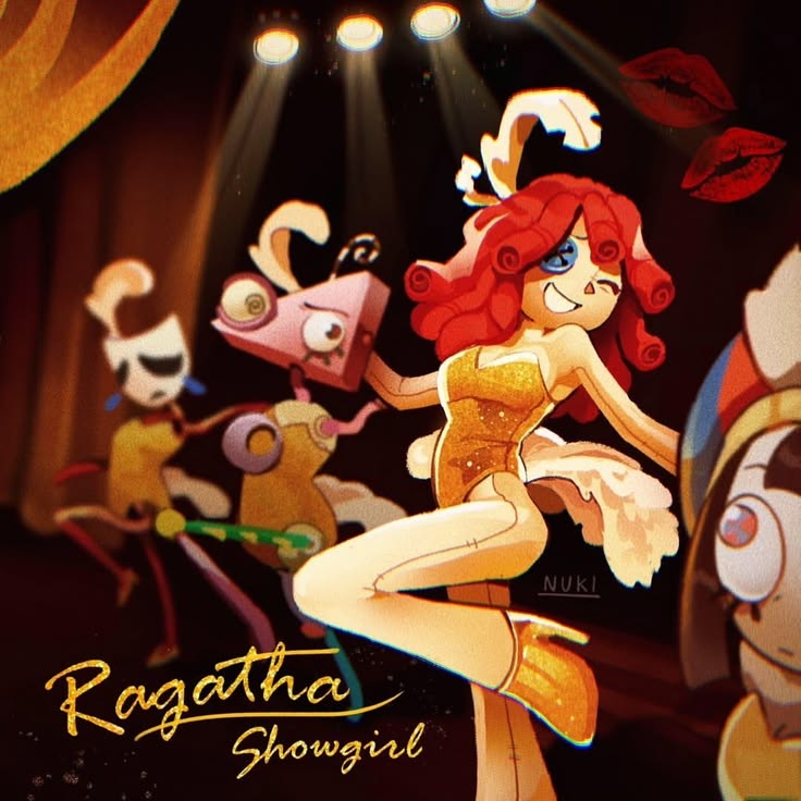 MissRagata's tweet photo. the stage is shining but Ragatha somehow shines even brighter absolutely love the style colors and personality in this piece💜
Art made by @nukipom_ on insta.
#TADC #Ragatha #Theamazingdigitalcircusfanart https://t.co/4MXt4K5thM
