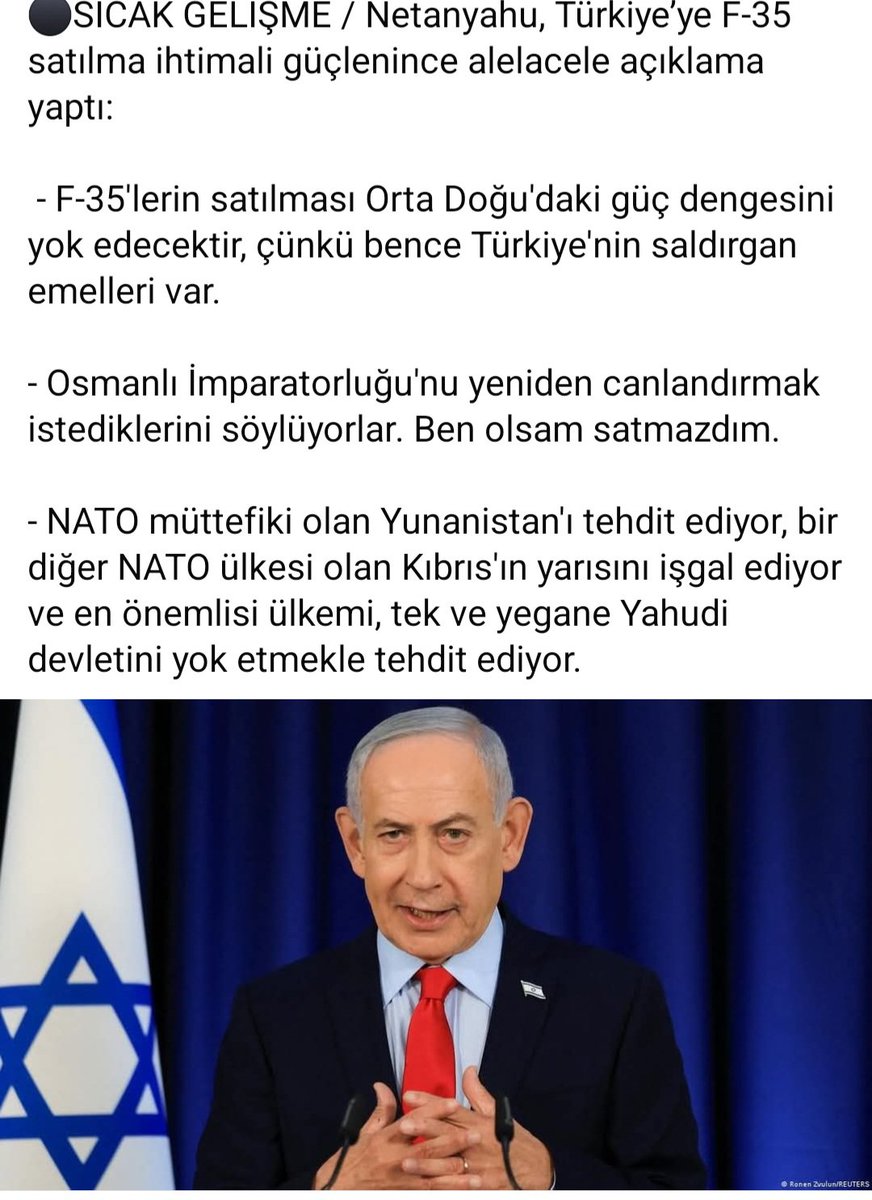 Celik80Ee's tweet photo. Sanki kendisinin barışçıl emelleri var. Ortalık çocuğu.
#KatilNetanyahu
#Egypt
#Nato
Ceddin Deden
Penaltı
Ronaldocular
MISIR
Messi
Air Force One
Hakem
Trump
Mehter
Kolombiya
Faul
Zico
FIFA
Erdoğan https://t.co/0eKnX4ijed