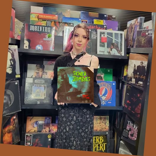 SewerZombies's tweet photo. She's found it!  #SewerZombies #subversiverecords #reachoutand #vinylcollectors https://t.co/p57XQSJUWO