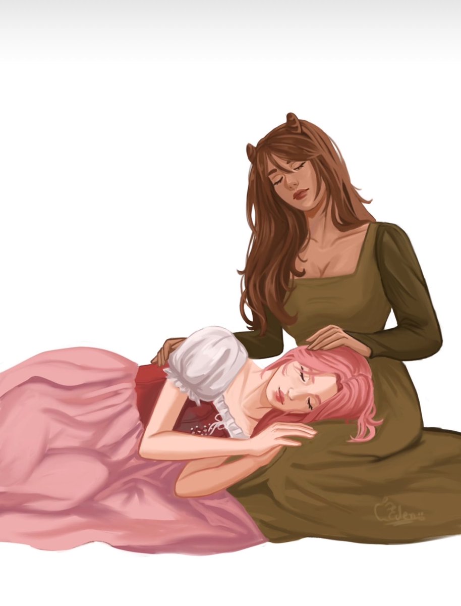 cardanlov's tweet photo. encantada com as fanarts das minhas prins juntas https://t.co/m4JItu6JL6