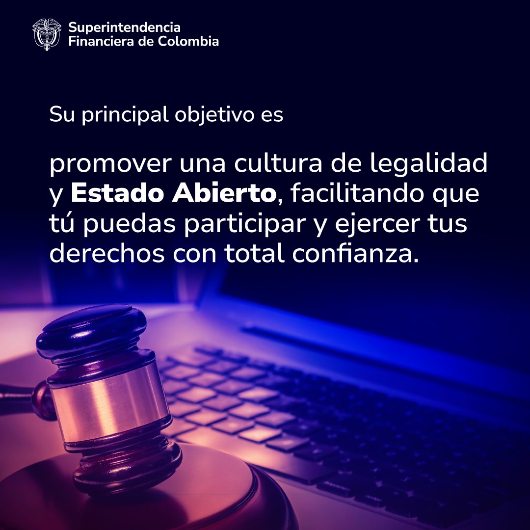 SFCsupervisor's tweet photo. ¿Qué es el PTEP de la SFC y para qué sirve? 

El Programa de Transparencia y Ética Pública (PTEP) es nuestra hoja de ruta para garantizar que la gestión de la SFC sea abierta, íntegra y participativa. 

Cuéntanos, ¿conocías este mecanismo? https://t.co/AuVm1IdsL9
