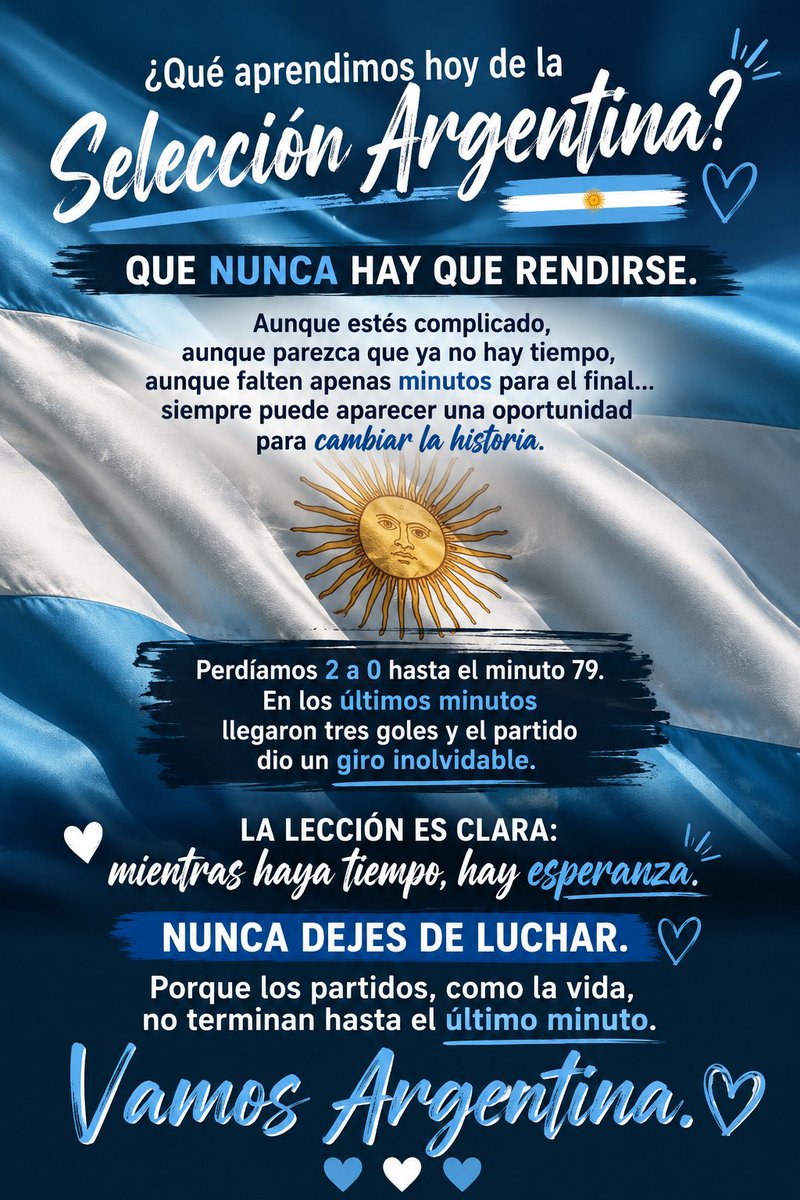 Carlaceliope91's tweet photo. Vamos Argentina!!!! https://t.co/W85RlFhEqr