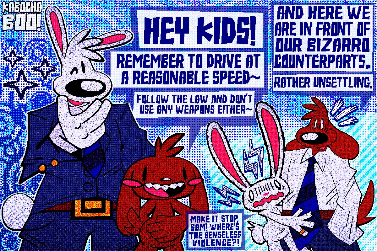 KABOCHA_BOO's tweet photo. should i draw them again? bizarre #samandmax that actually follow the law?! strange isn't it... https://t.co/loR0PlArGV