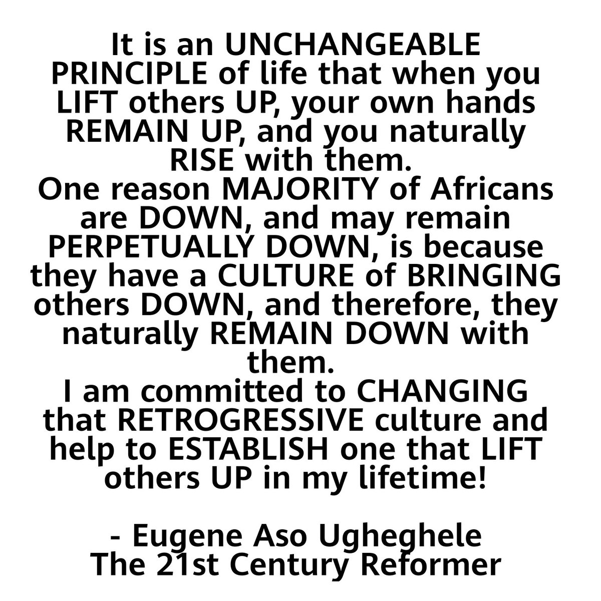 Genwithoutgreed's tweet photo. It is TIME to Reflect! 
Kindly like and share for others to also reflect, thanks.

Remember to follow Africa Greatness School, @Africagreatschl. 

#EAU 
#AfricaOnMyMind 
#ThisIsTheWayToGoAsApeople 
#ItIsForTheGreatnessOfAfrica https://t.co/56kqCxOEIK