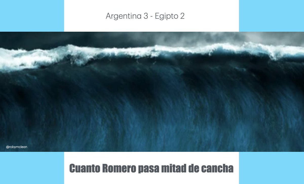 Robymclean's tweet photo. Cuando Romero pasa mitad de cancha.... @DiarioOle https://t.co/STCAjknizf