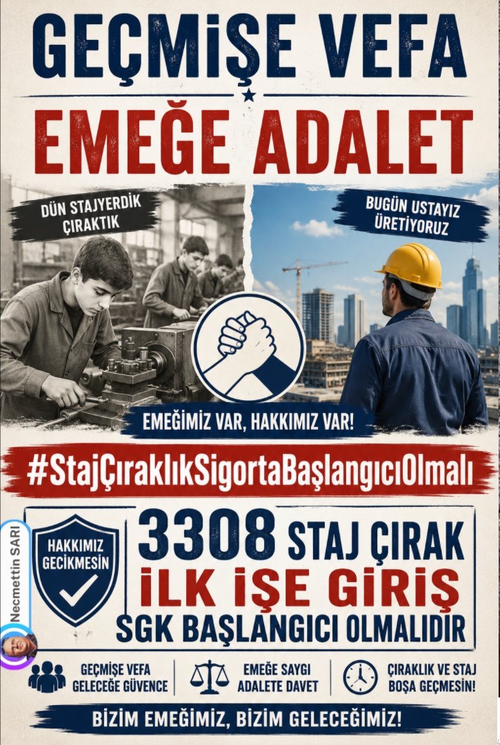 Dilekk1980's tweet photo. Tam sigorta hakdır

@dbdevletbahceli
@MKalayci42
@erkanakcay45
@buyukataman
@UlviYonter
@kamilaydinmhp
@E_SemihYalcin
@M_Levent_Bulbul
@KarakayaMevlut
@hlmdrgn
@ismailozdemirrr
@oozgurbayraktar
@EOzdasli
@KOTRAMurat
@mustafacavusmhp
@Mustafa_ertekin
@OsmanGurBeyoglu
@YavuzTellioglu
@fth_cetinkaya
@PrHasanKalyoncu
@MehmetFendogluu
@ifarukaksu
@ilyastopsakal
@sadirdurmaz
@ahmet__yurdakul
@yasaryldrmMHP
@TmrOsmanagaoglu
@aliucakTR
@dralpyildiz
@birolgurmhp
@74cemalakin
@Abdulazizsekban
@drpelinyilik
@seckinodabasi
@mhpvahitkayrici
@fevzizirhlioglu
@KorayNugu
@NecdetOzturkcu
@OzerKarakayaci
@KverSemih
@bakiersoymhp
@bhdralprn
@MHP_Bilgi
@Av_FAAlparslan
@MhpTbmmGrubu
@sertel_selim
@MHPistanbul
@MhpAnkara06

Mesleki Teknik Eğitim özellikle nitelikli eleman yetiştirilmesinde çok önemli bir role sahiptir. Bu konuda okulların açılması ve ortaokul düzeyinde daha: çocuk ve gençlerin yeteneklerine göre meslek seçimi,sevdirilmesi ve yönlendirilmesi hayatta kalabilme şartlarının en önemli gelecekle ilgili maddelerinden biridir.

Tam Başladık Yarım Kaldık Neden?
#3308NoluYasayıDüzelterek
#StajerVeÇırakların
#HaklarınıTeslimEdin