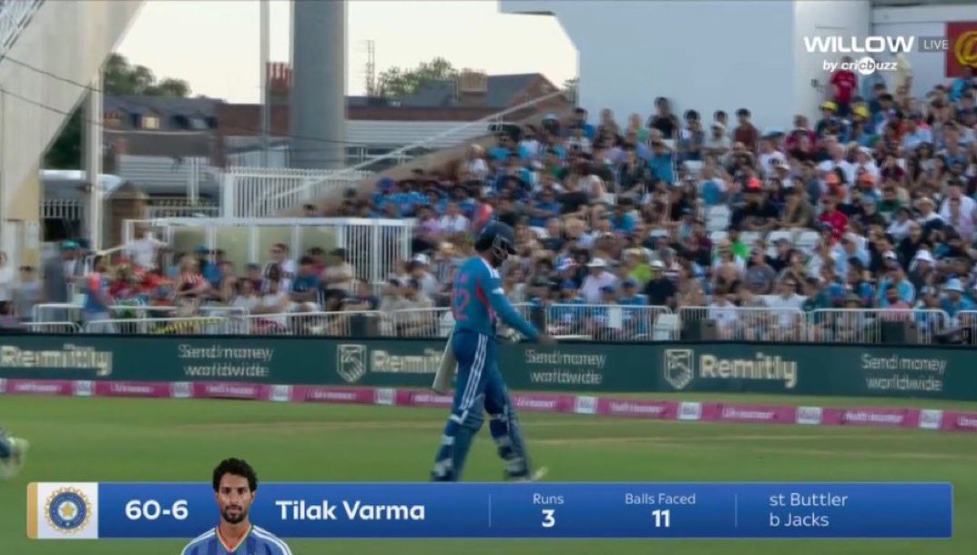 bet_helll's tweet photo. Haters were trolling him for playing at 100 SR, he replied them back with a knock of 27 SR🥶

Never ever mess with Agarkar’s and Gambhir’s babysitter Varma🔥🔥 https://t.co/enuNX8gXze