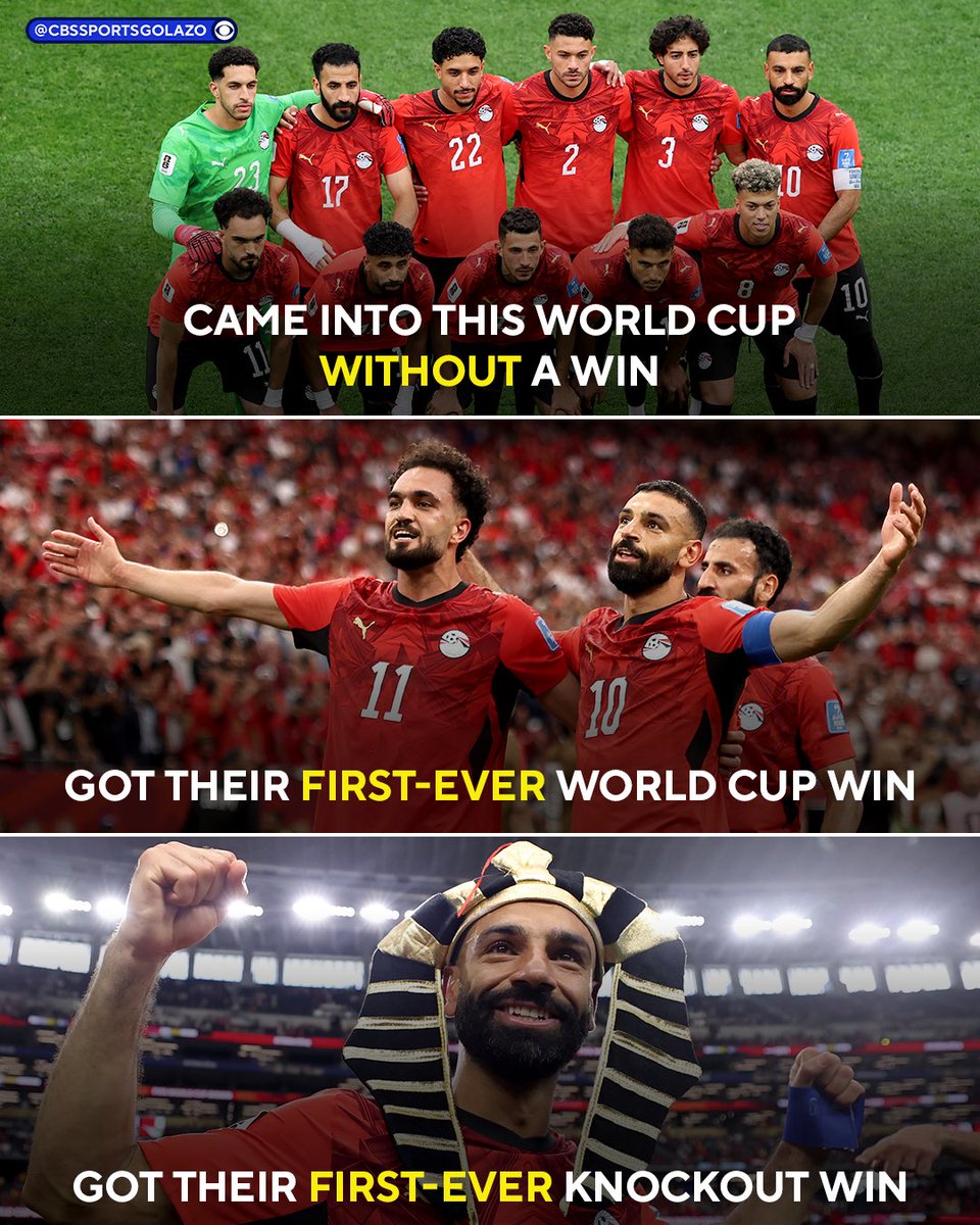CBSSportsGolazo's tweet photo. A World Cup Egypt will never forget 🇪🇬👏 https://t.co/0cUS52cDy3