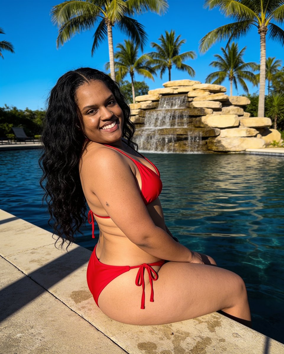 Goddess_Panda_8's tweet photo. The healing era looks incredibly good on me, don’t you think? 🌺

After resting and recovering from my surgery, I am finally getting the proper pool day I’ve been dreaming about. Slipping back into this red bikini, feeling the warm sun on my skin, and stepping fully back into my soft Empress energy… it’s the absolute perfect reset. 😉

Recovery taught me patience, but now I’m ready to play. Being this soft, relaxed, and radiant is my new full-time uniform.

I’ve focused so hard on my healing journey, so I think it’s officially time I get a little spoiled for my comeback. 💅🏽

Tell me below 👇🏾: If you were lounging by the water with me right now, how would you treat me to celebrate?

Make sure you hit that follow button so you don't miss my next move, bookmark this to keep the Empress on your mind, and if you really want my attention today... you know exactly where my tribute links are. ✨💧

#PoolDay #Findom #FinDomme #FindomEmpress #TributeMe #SoftDomme #SpoilYourEmpress #BikiniLife #PostSurgery #GlowUp #PayToSpeak #SelfCareDaily