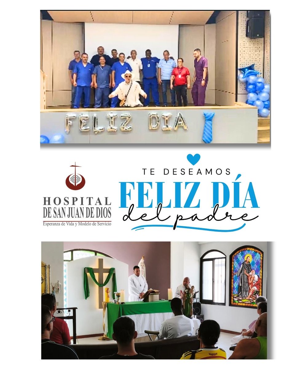 hsjdcali's tweet photo. En el HSJD  se llevó a cabo la celebración del Día del Padre.  Un espacio para agradecer a nuestros papás trabajadores por su compromiso incondicional cada día.  Gracias por ser ejemplo 👨‍👧‍👦Así lo vivimos en junio https://t.co/Fj6sICK1fz
