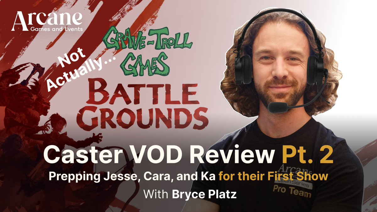 BrycePlatzAGE's tweet photo. Here we go again!

I received a lot of positive feedback about our last session from the casters and #fabtcg folks in general

@TheOrknight, Ka Chan, and Cara Shaker have taken their notes from last week and produced more VODs

Any caster friends wanna hop in chat and help out? https://t.co/Ea2625rmLs
