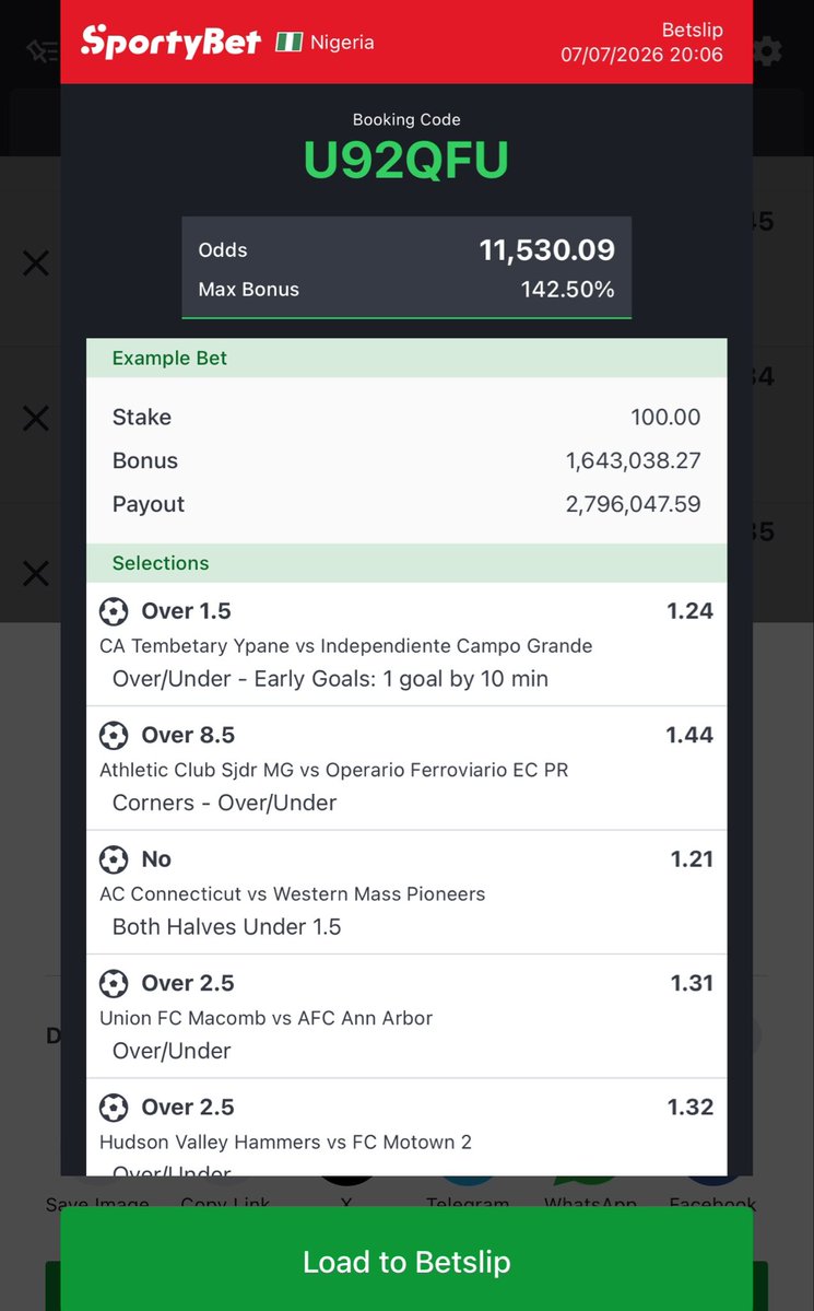 predictionsight's tweet photo. Overnight⚽️🏀⚾️
K0JK67 - 800 odds

U92QFU - spreadsheet https://t.co/t2wlnYxxMQ