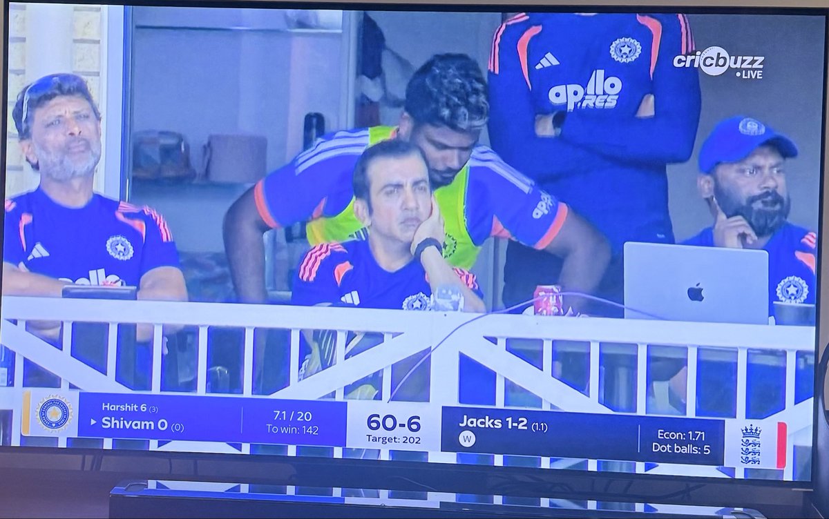 nimble_feet's tweet photo. Looks who is sitting behind? He ought to be playing. India outplayed in Trent Bridge 😱#ENGVINDIA https://t.co/P263bPLOyI