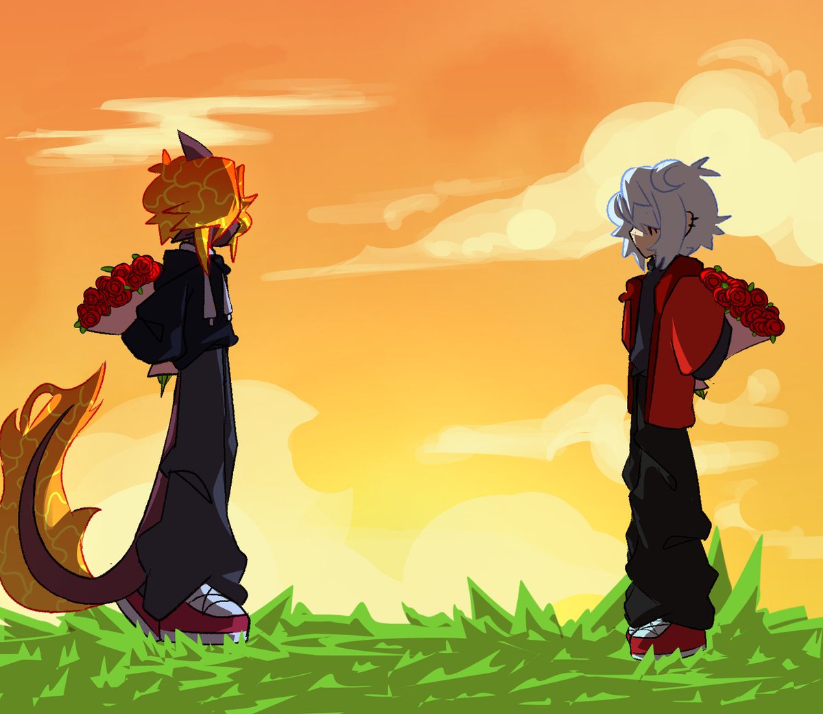 venvolent_'s tweet photo. Parese que los 2 tuvieron la misma idea
Dia 2 de la TiroBoi Week (alt
[#MagmaBoiFanart #AgteRupegto #TiroBoi #TiroBoiWeek] https://t.co/2bX7T9KnFV