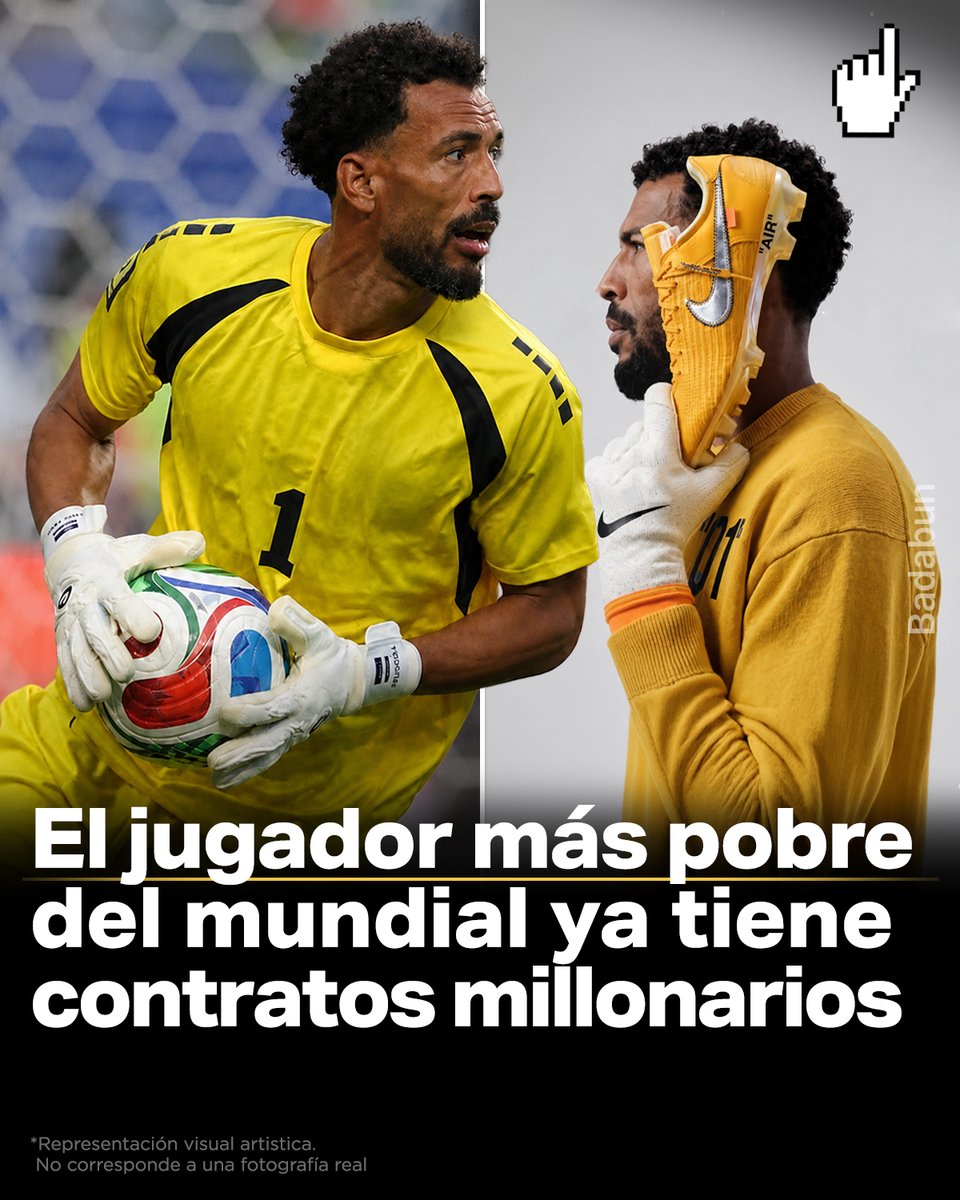 BadabunOficial's tweet photo. 👉👉 El portero Vozinha era prácticamente desconocido hace 30 días. Hoy es el portero más seguido del mundo en redes sociales y ya ha comenzado a firmar contratos con marcas. Además, hay rumores de que varios equipos están interesados en él.

A sus 40 años, cuando muchos ya piensan en el retiro, Vozinha demostró que nunca es tarde para que el mundo te descubra. Como él mismo dijo tras la eliminación: hoy todo el mundo ya sabe dónde está Cabo Verde.

Vozinha le demostró al mundo que los sueños no tienen fecha de caducidad. Él nunca dejó de luchar, y la vida lo premió. Si hoy sientes que vas tarde, que no sabes hacia dónde vas, respira: tu historia todavía se está escribiendo. Comparte esto con alguien que necesite escucharlo.
