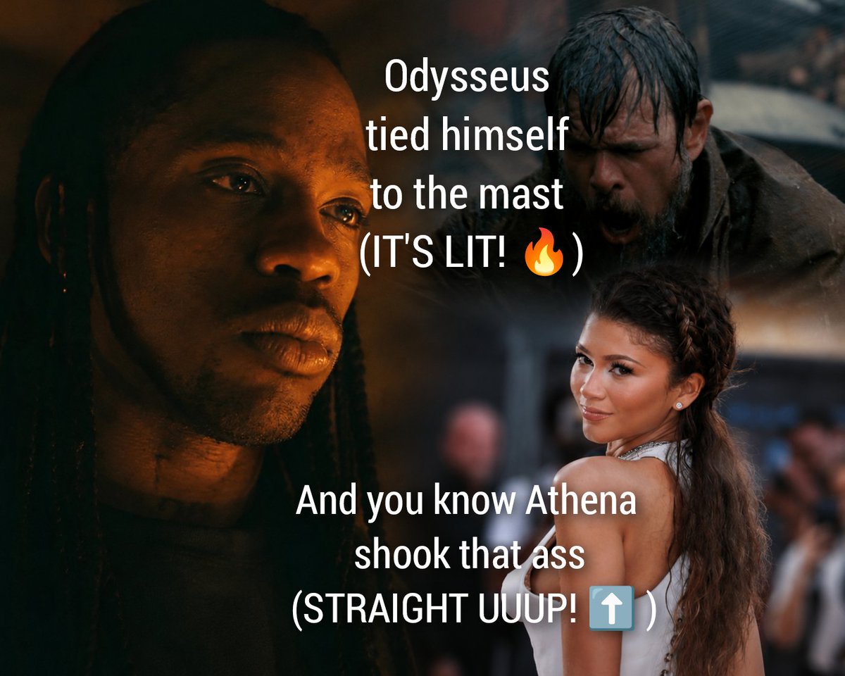 chokesnuffrant's tweet photo. Lyrics from the new Travis Scott end credits song to Christopher Nolan's The Odyssey 

#theodyssey #travisscott #zendaya https://t.co/nQQvOW891E